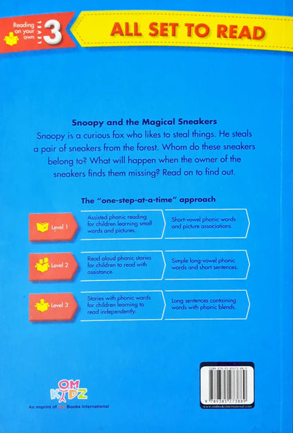 All set to Read Level 3 : A Phonics Reader - Snoopy and the Magical Sneakers (P)