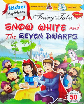 Sticker Key Words Fairy Tales Snow White And The Seven Dwarfs With Over 50 Stickers