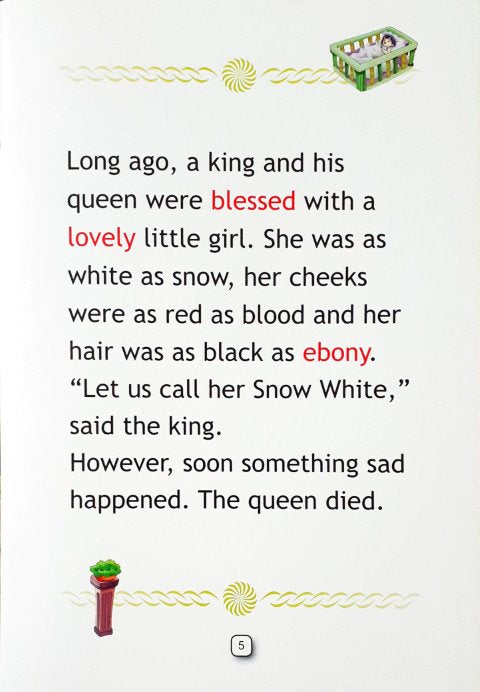 Snow White & The Seven Dwarfs - Graded English Readers Level 3