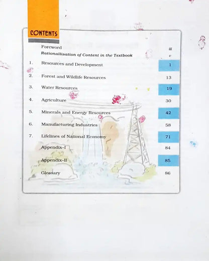 NCERT Social Science Grade 10 : Contemporary India II - Textbook in Geography