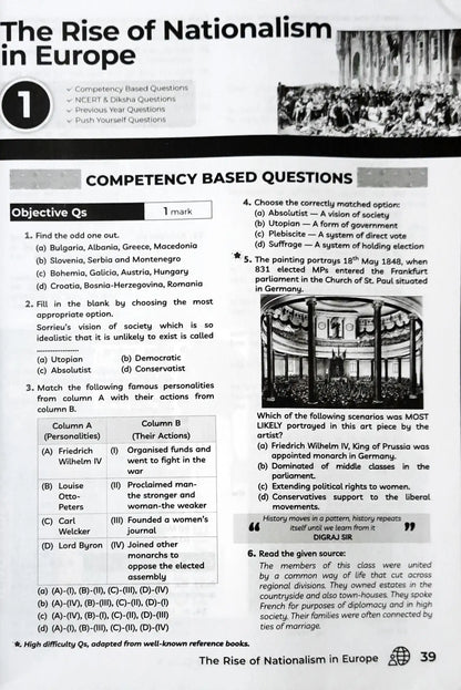 Educart One-shot Social Science CBSE Class 10 Question Bank 2025-26