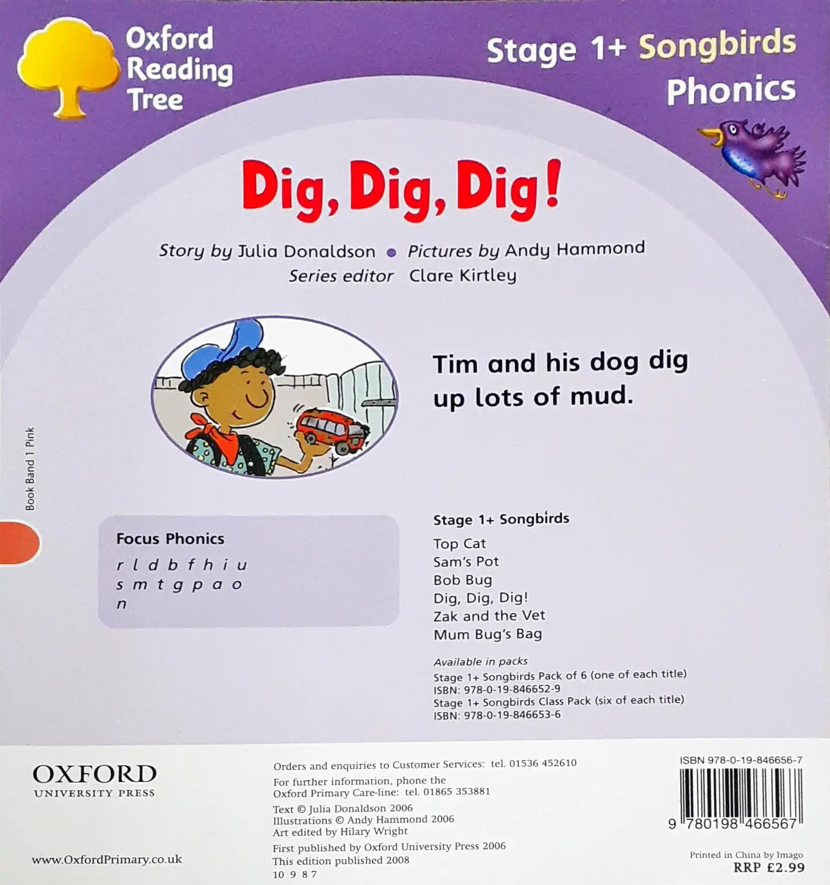 Oxford Reading Tree Phonics Songbirds Dig Dig Dig – Books and You