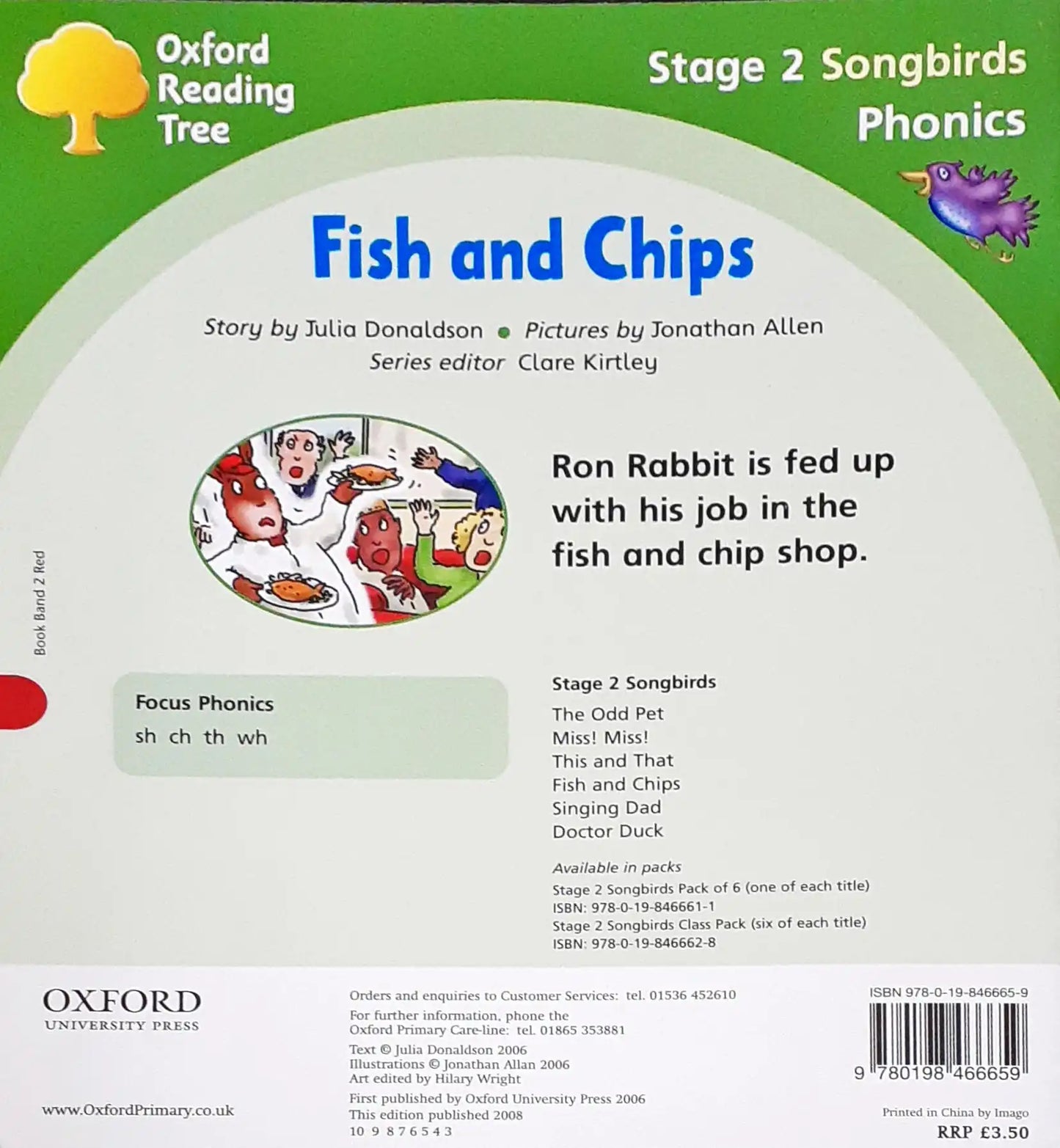 Oxford Reading Tree Phonics Songbirds Fish And Chips