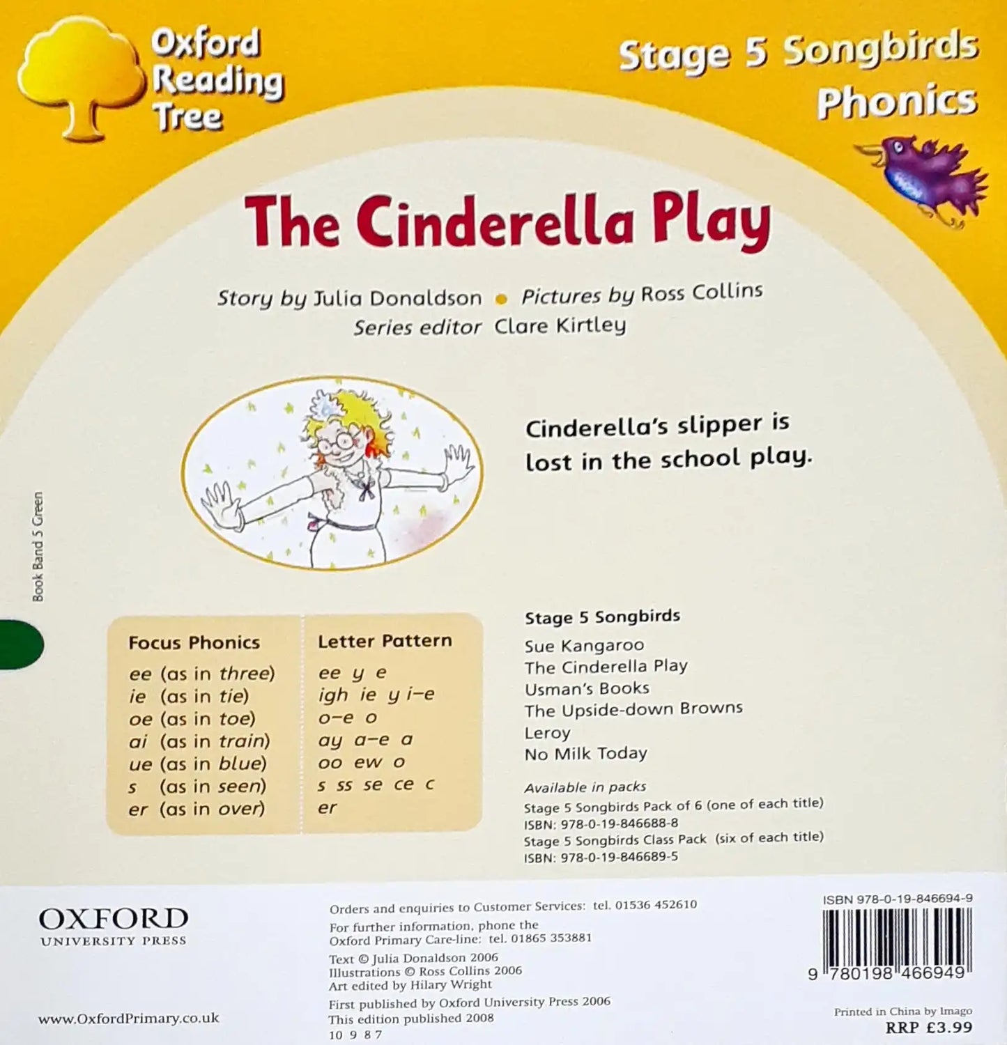 Oxford Reading Tree Phonics Songbirds The Cinderella Play