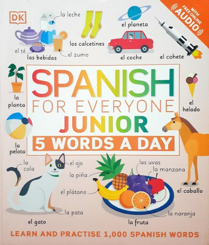 Spanish For Everyone Junior 5 Words A Day