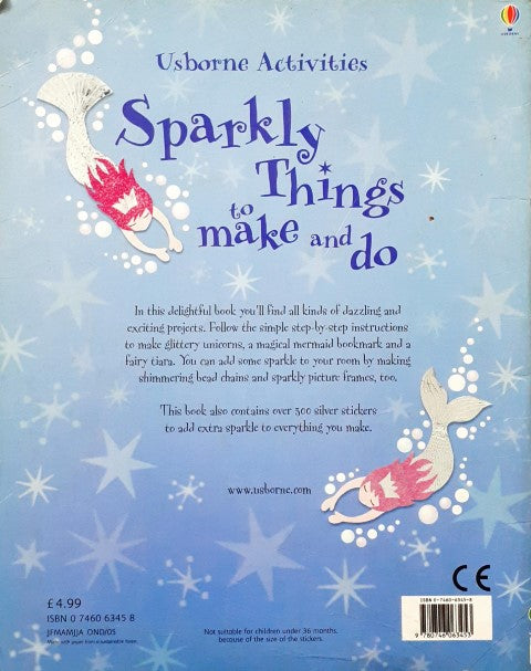 Usborne Activities Sparkly Things To Make And Do