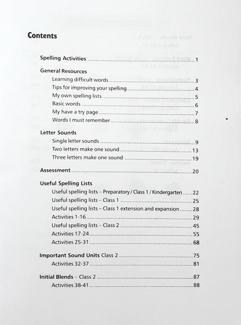 Spelling Success Grades 1 And 2 Graded Activities That Target Problems In Spelling