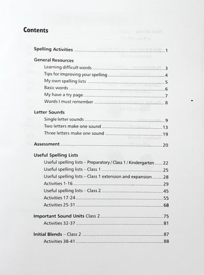 Spelling Success Grades 1 And 2 Graded Activities That Target Problems In Spelling