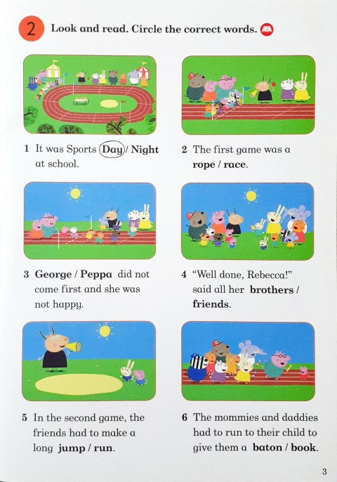 Peppa Pig: Sports Day Activity Book Level 2