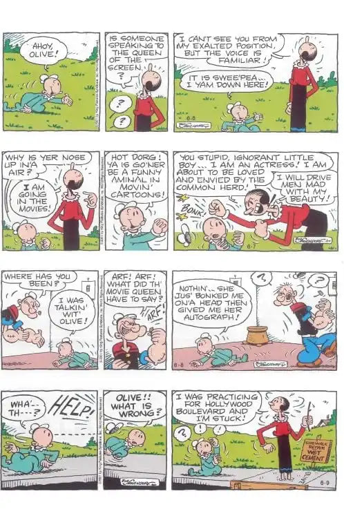 Star Of The Silver Screen - Popeye The Sailor
