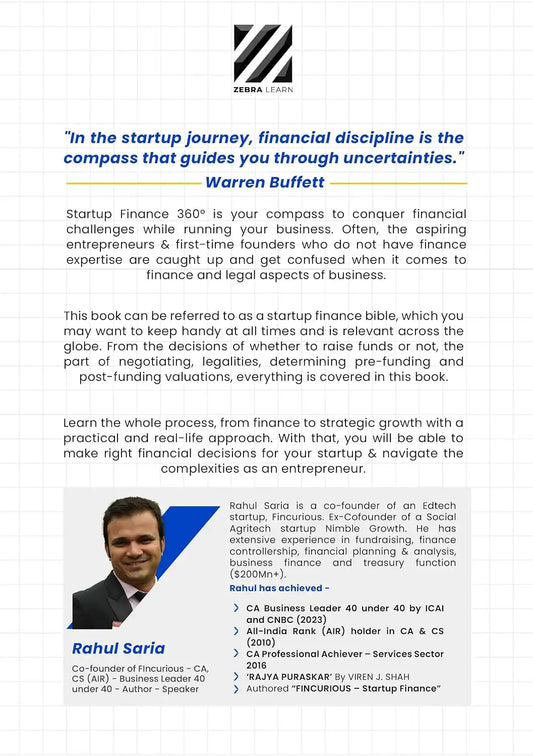 Startup Finance 360° | Hardcover