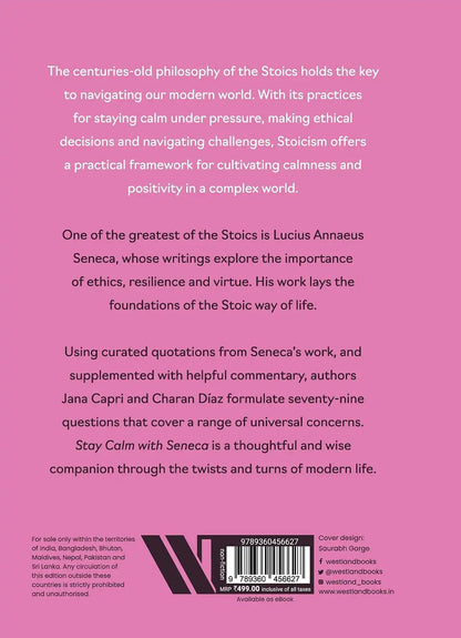 Stay Calm With Seneca | Hardcover