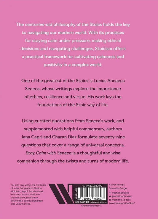 Stay Calm With Seneca | Hardcover