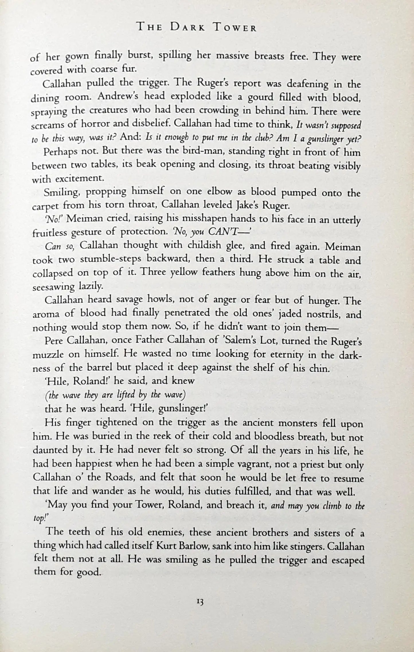 The Dark Tower #7 : The Dark Tower (P)