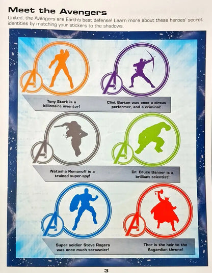 Marvel Avengers : Sticker Book Treasury