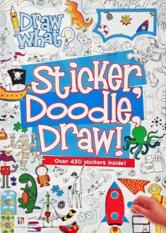 Sticker Doodle Draw Over 430 Stickers Inside – Books and You