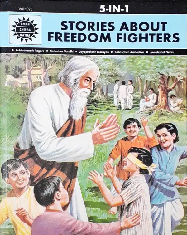 Stories About Freedom Fighters 5-in-1 Amar Chitra Katha Vol 1025