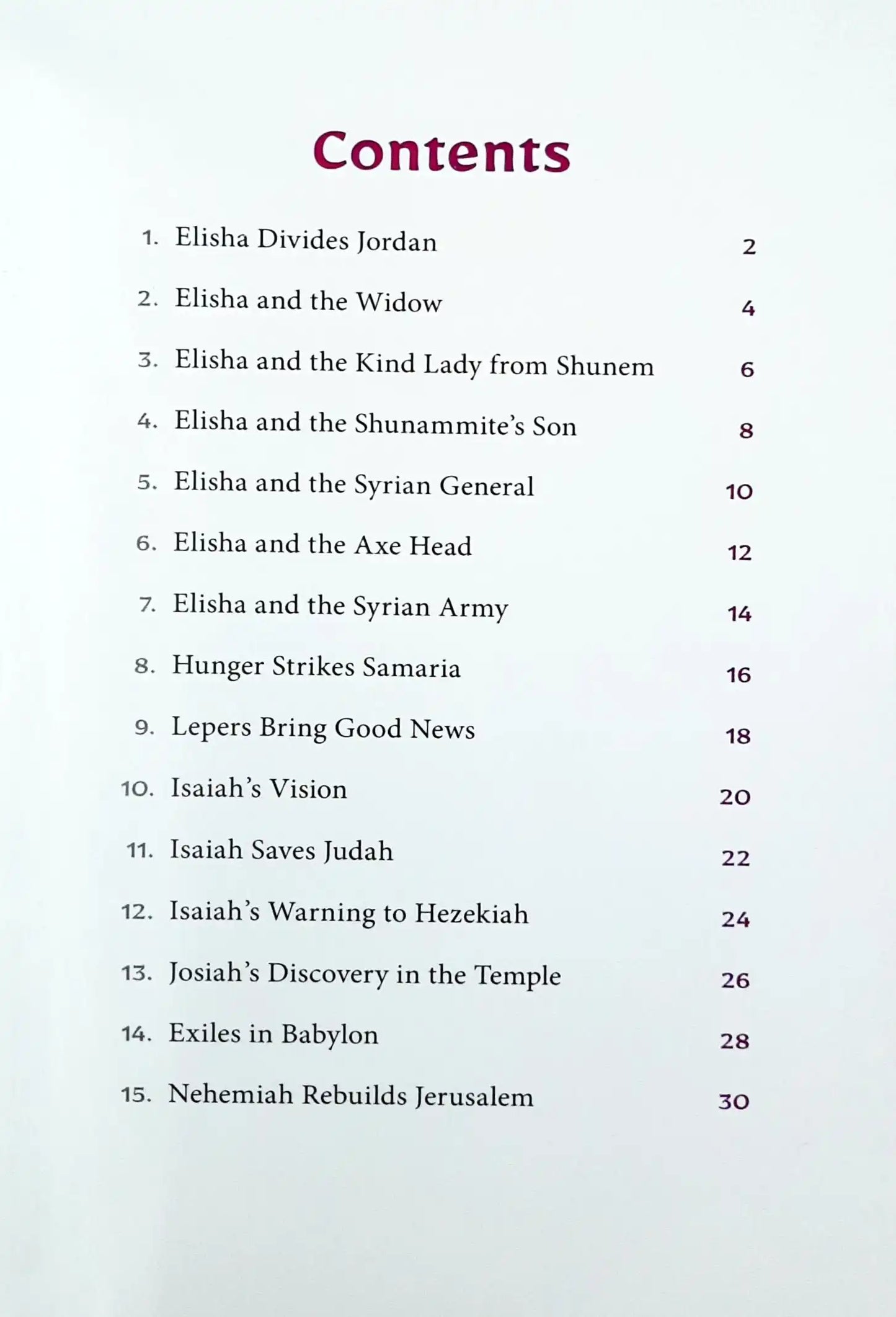 Isaiah Saves Judah and Other Stories : Stories from the Bible