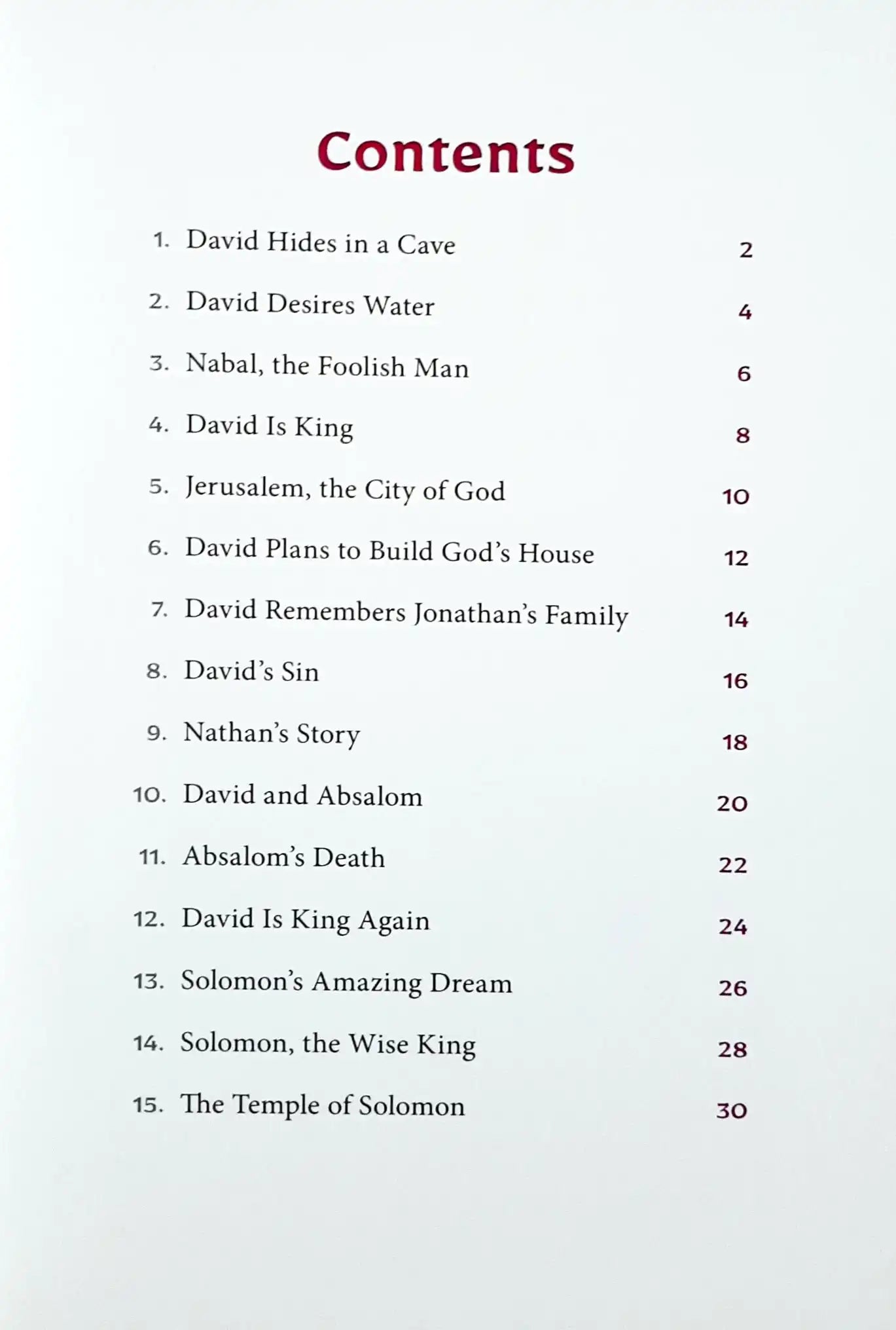 The Temple of Solomon and Other Stories : Stories from the Bible