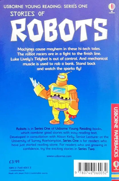 Usborne Young Reading Stories Of Robots