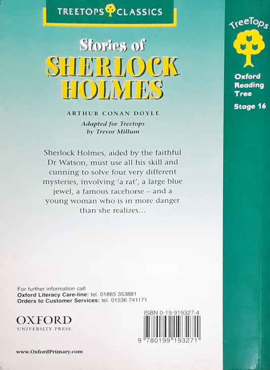 Oxford Reading Tree TreeTops Classics Stories Of Sherlock Holmes (P)