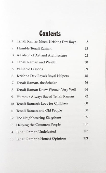 Mind Map Tenali Raman Stories of Tenali Raman (15 Stories) – Books and You
