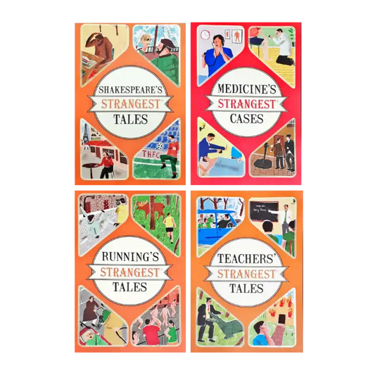 Strangest Tales Collection : Set of 4 Books - Running's, Teachers', Medicine's and Shakespeare's