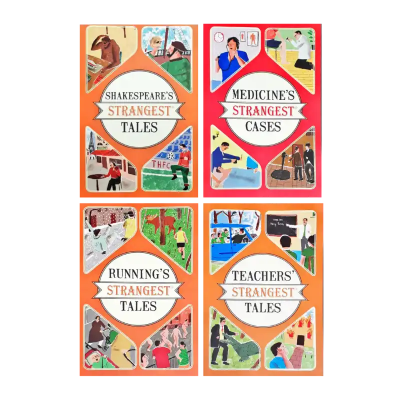 Strangest Tales Collection : Set of 4 Books - Running's, Teachers', Medicine's and Shakespeare's