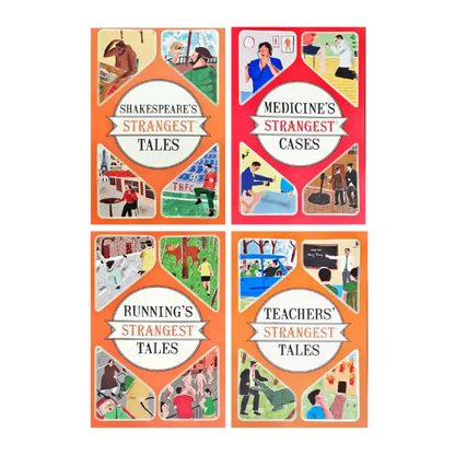 Strangest Tales Collection : Set of 4 Books - Running's, Teachers', Medicine's and Shakespeare's