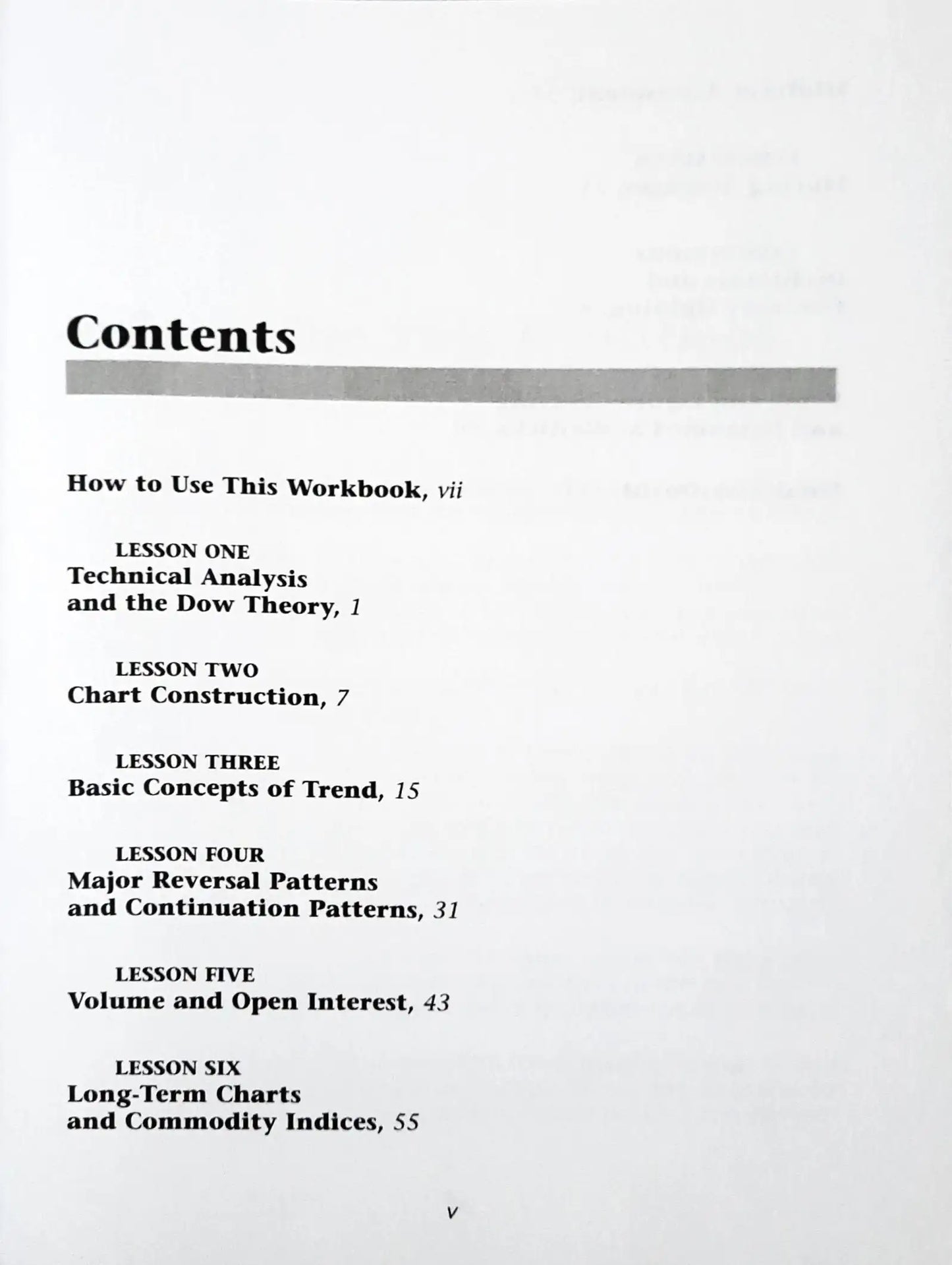 Study Guide to Technical Analysis of the Financial Markets