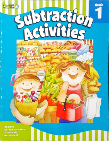 Subtraction Activities Grade 1 With Stickers