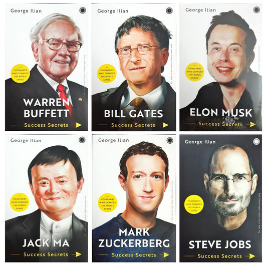 Visionaries Who Changed The World Success Secrets Set of 6 Books