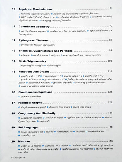 SAP Success in Mathematics for Upper Secondary