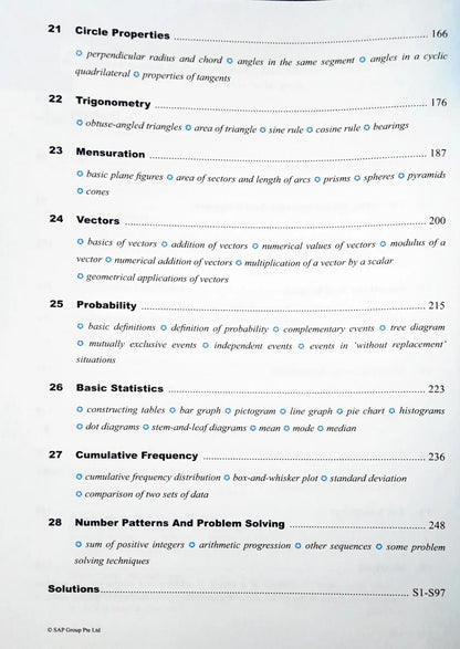 SAP Success in Mathematics for Upper Secondary