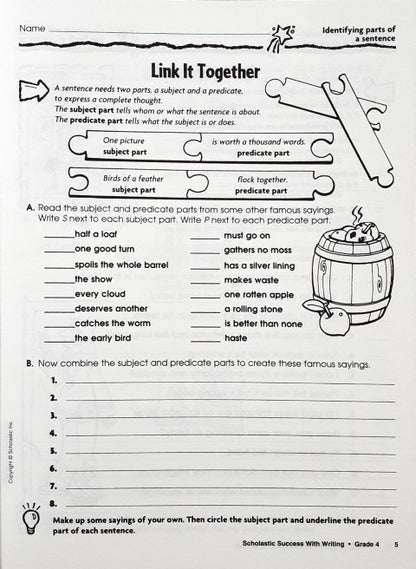 Success With Writing Grade 4