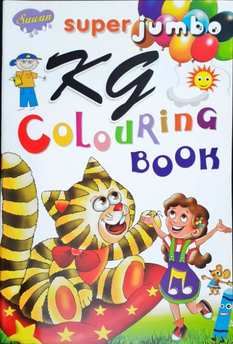 Super Jumbo KG Colouring Book