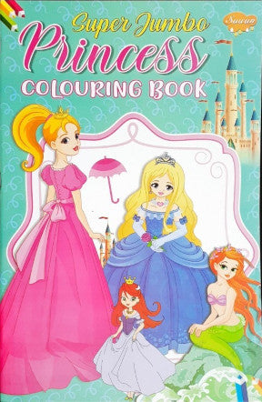 Super Jumbo Princess Colouring Book