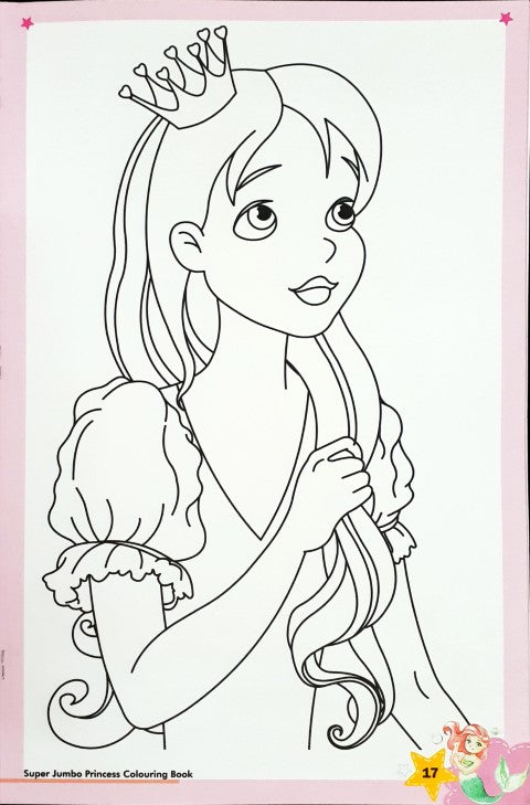 Super Jumbo Princess Colouring Book