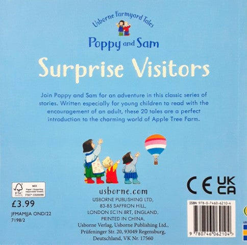 Usborne Farmyard Tales 14 Poppy and Sam Surprise Visitors