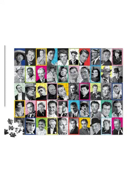 Turner Classic Movies: Leading Ladies/Leading Men 2-in-1 Doubled-Sided 500-Piece Puzzle