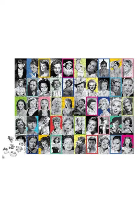 Turner Classic Movies: Leading Ladies/Leading Men 2-in-1 Doubled-Sided 500-Piece Puzzle