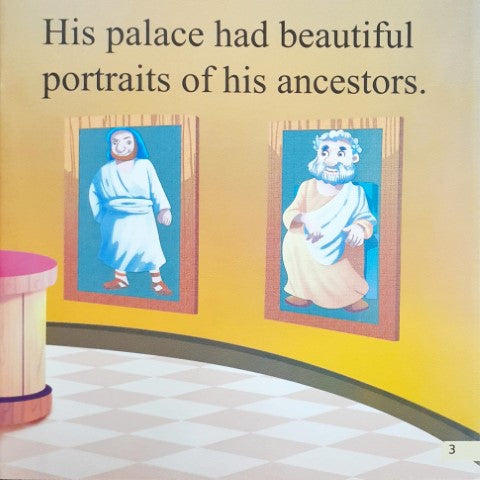 The King's Portrait - Preschool Reader for Beginners (Super Large Print)