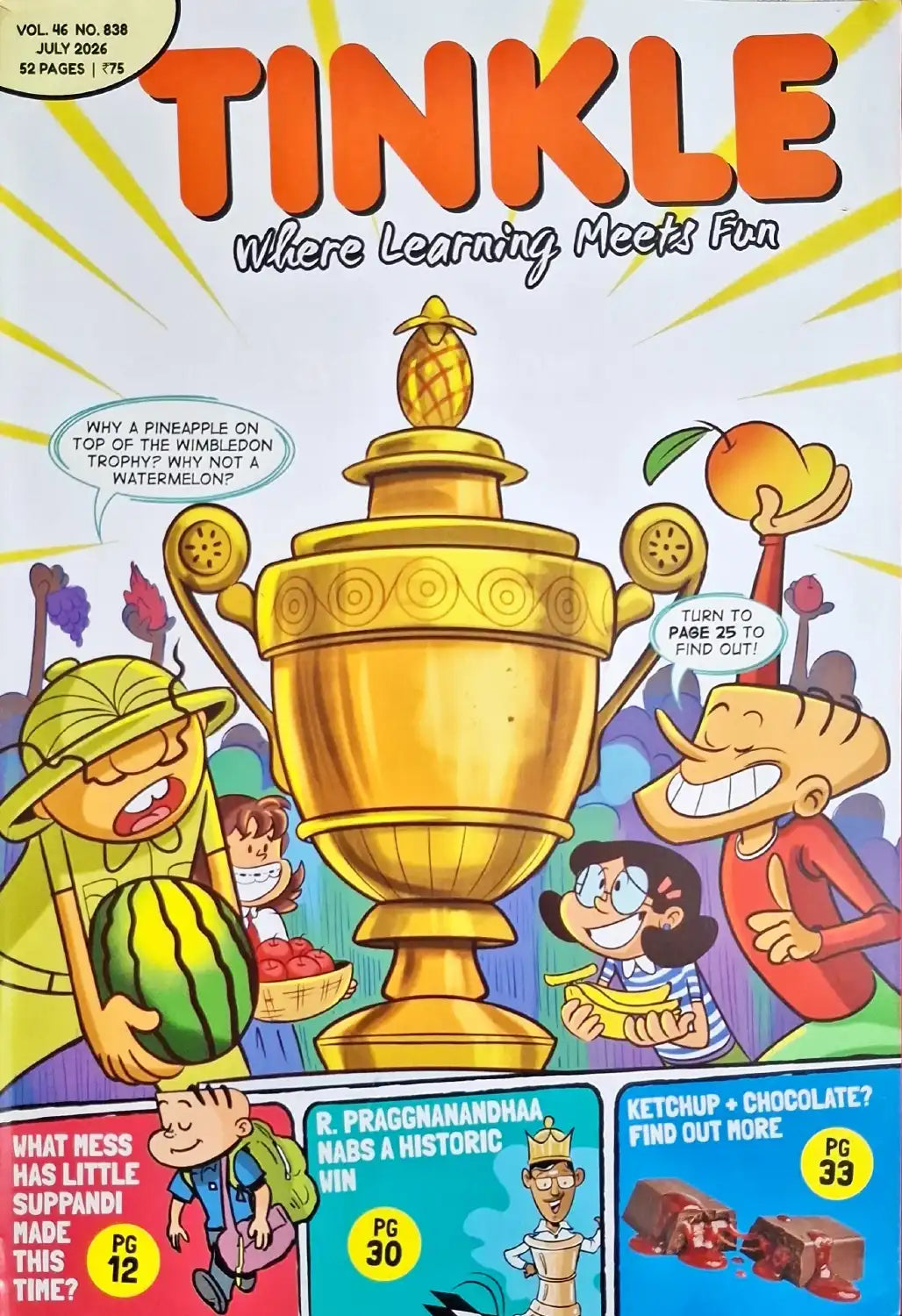 Tinkle Monthly Magazine : July 2026 Vol. 46 No. 838