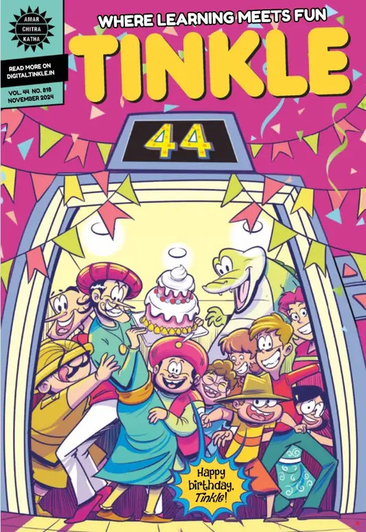 Tinkle Where Learning Meets Fun Monthly Magazine : November 2024 Vol. 44 No. 818