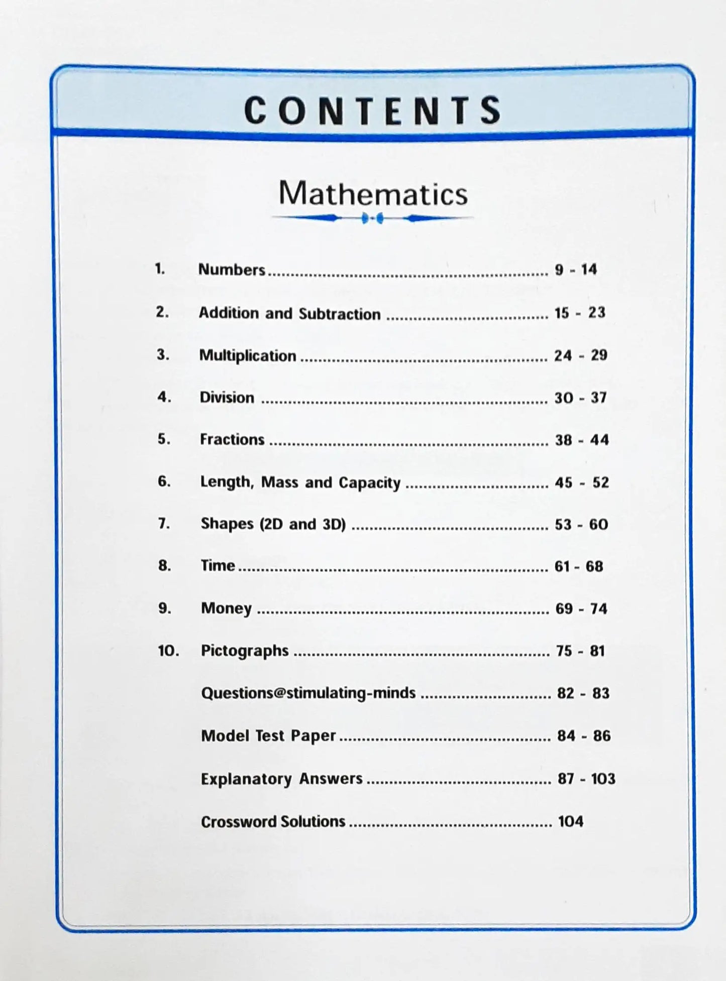 Talent And Olympiad Exams Resource Book Mathematics Class 2 (P)