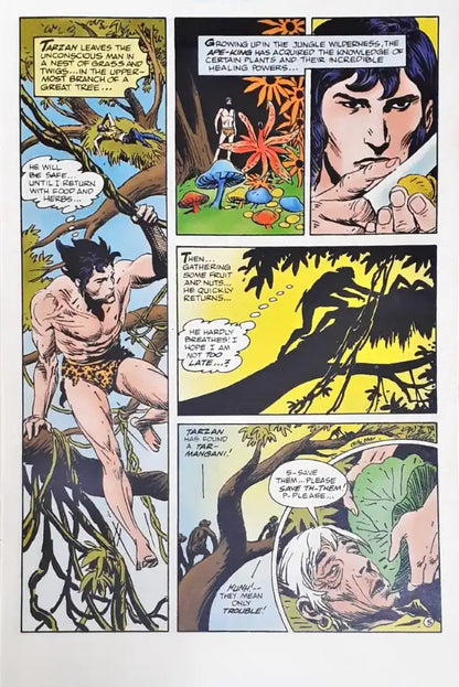 Gotham Comics Tarzan Free Giant Poster Inside (2000 edition)