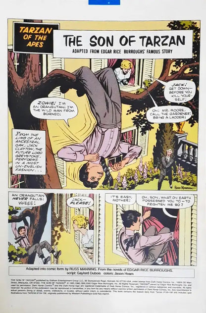 Gotham Comics Tarzan Introducing Korak Son Of Tarzan (2000 edition)