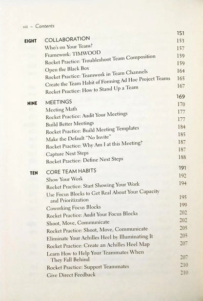 Team Habits