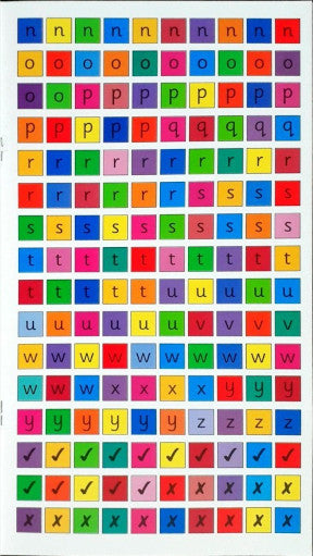 Spelling With Stickers (Red)