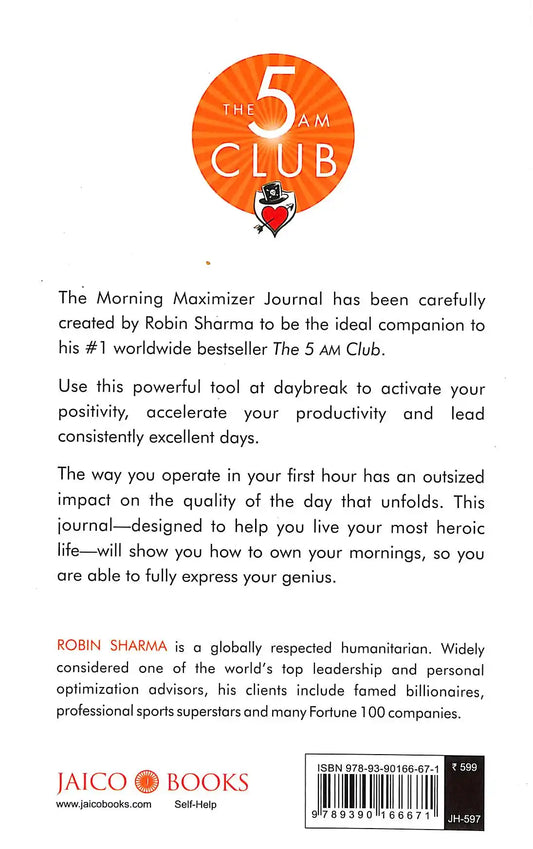 The 5 AM Club : Morning Maximizer Journal